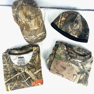 Camo Lot Tshirts Size Large Hats Russell Outdoors Lighted Hat Hunting Gear